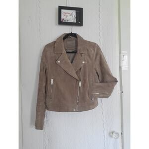 Blank NYC Suede Moto Jacket - Size M